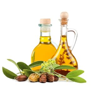 Golden jojoba oil